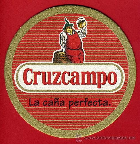 Coleccionismo de cervezas: POSAVASO, POSAVASOS PUBLICIDAD CERVEZA , CRUZCAMPO , ORIGINAL