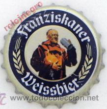 Coleccionismo de cervezas: CHAPA DE CERVEZA ALEMANA FRANZISKANER - ALEMANIA EUROPA FRANCISCANO MONJE BEBIDA RELIGI&Oacute;N CRISTIANA
