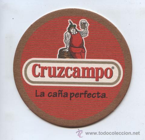 Coleccionismo de cervezas: (R 50) POSAVASOS . CERVEZA. CRUZCAMPO (SPAIN)