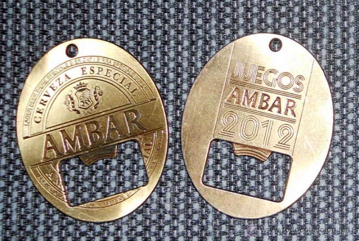 Coleccionismo de cervezas: ABRIDOR ABREBOTELLAS CERVEZA AMBAR LA ZARAGOZANA A&ntilde;o 2012 NUEVO!!! BEER BIRRA BIERE