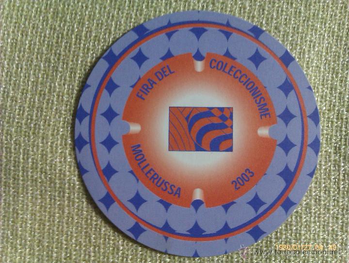 Collectable Beer: Posavasos Fira del Coleccionisme. Mollerussa. L&eacute;rida. Catalu&ntilde;a. Espa&ntilde;a. 2003