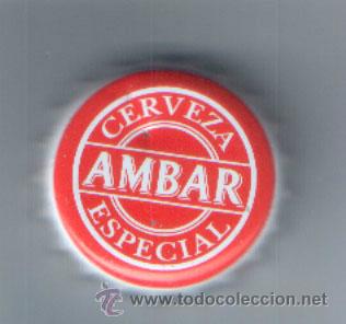Coleccionismo de cervezas: .1 CHAPA DE ** CERVEZA AMBAR ESPECIAL **  ZARAGOZA
