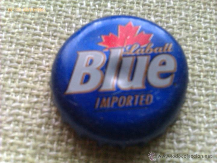 Coleccionismo de cervezas: Chapa Kronkorken Caps Tappi Cerveza Labatt Blue. Estados Unidos de Am&eacute;rica