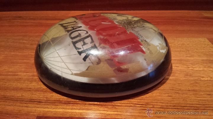 Coleccionismo de cervezas: TIPO PLACA DE CERVEZA SKOL LAGER - Foto 4