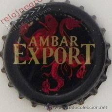 Coleccionismo de cervezas: CHAPA DE CERVEZA ÁMBAR EXPORT -- BEBIDA ESPAÑA - ESPAÑOLA - ANIMAL ROJO. Lote 42581507