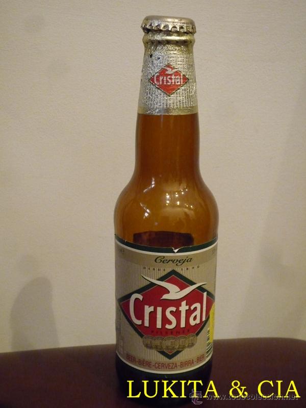 Coleccionismo de cervezas: BOTELLA DE CERVEZA CRISTAL - PORTUGAL
