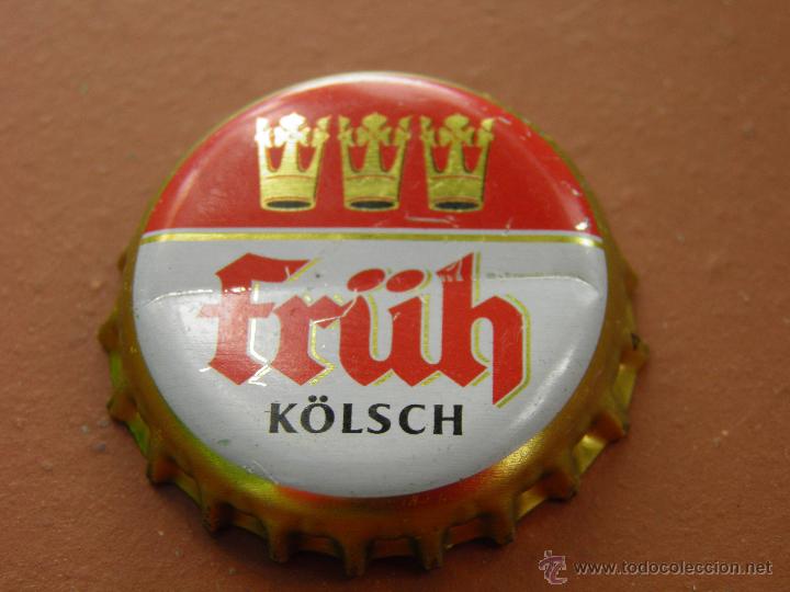 Coleccionismo de cervezas: BOTTLE CAP BEER TAP&Oacute;N CORONA CHAPA BIERE BIRRA CERVEZA FR&Uuml;H (1). ALEMANIA.--LOTE N. 1133---CARMANJO