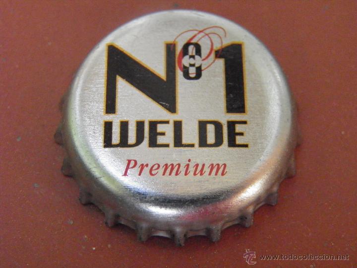 Collectionnisme de bi&egrave;res: BOTTLE CAP BIERE BEER BIRRA CHAPA CERVEZA WELDE(1). FAB. CHAPA:HB. ALEMANIA.--LOTE N. 2238--CARMANJO