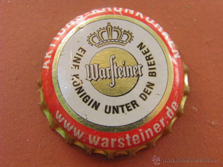 Coleccionismo de cervezas: BOTTLE CAP BEER CHAPA CERVEZA WARSTEINER (1). ALEMANIA. FAB. CHAPA: R -----LOTE N. 198---CARMANJO