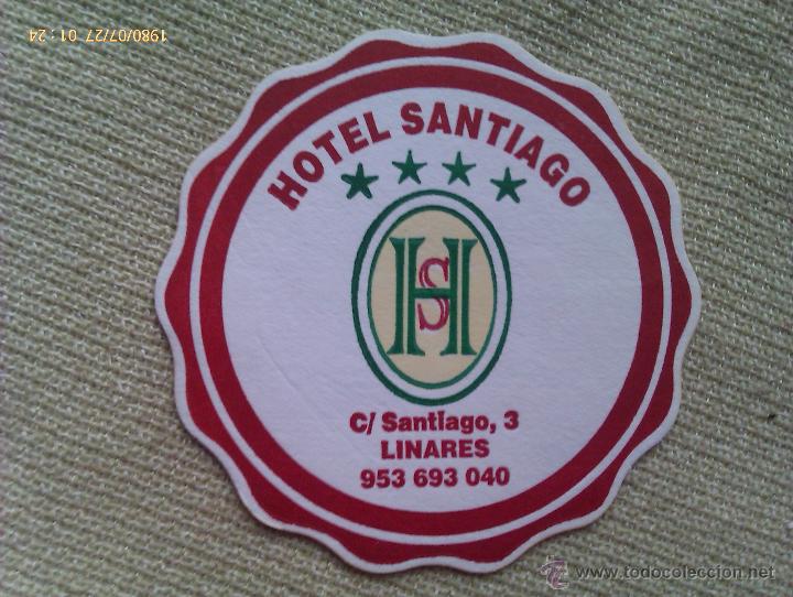 Posavasos Hotel Santiago Linares Jaen Andalu Comprar Coleccionismo De Cervezas En Todocoleccion 44088186