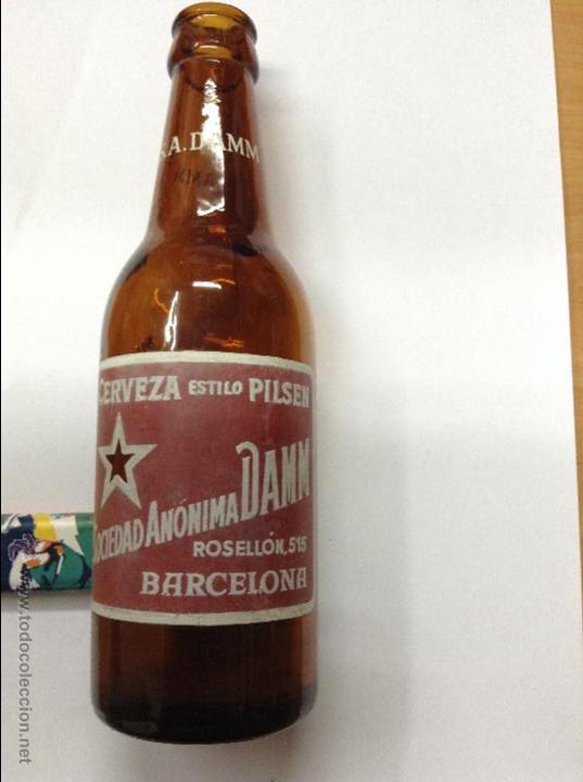 Coleccionismo de cervezas: Botella cerveza Damm - Foto 1