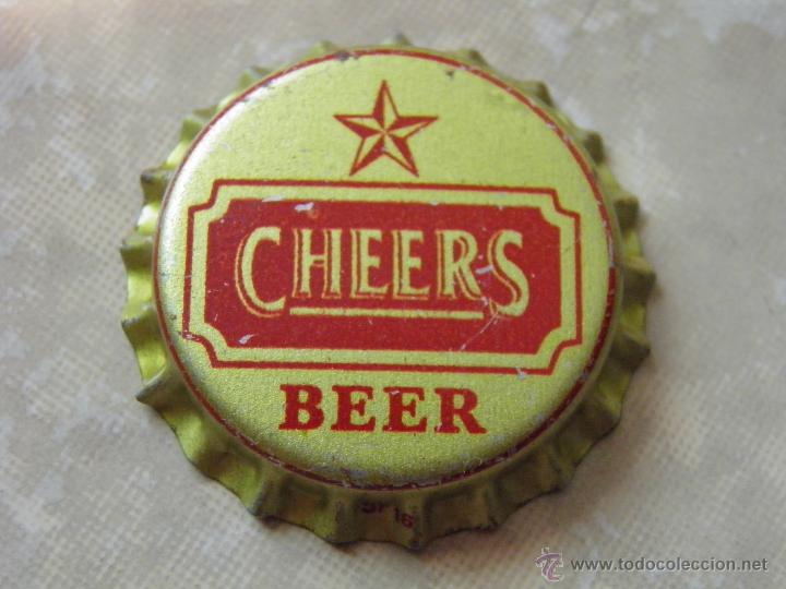 Coleccionismo de cervezas: CAPSULE TAP&Oacute;N CORONA BIERE BOTTLE CAP BEER CHAPA CERVEZA CHEERS. NEPAL.(35)--LOTE N. 1971--CARMANJO