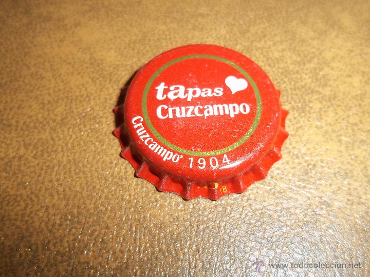 Coleccionismo de cervezas: CHAPA CERVEZA TAPAS CRUZCAMPO NUEVA SIN USAR CHAPA ABIERTA