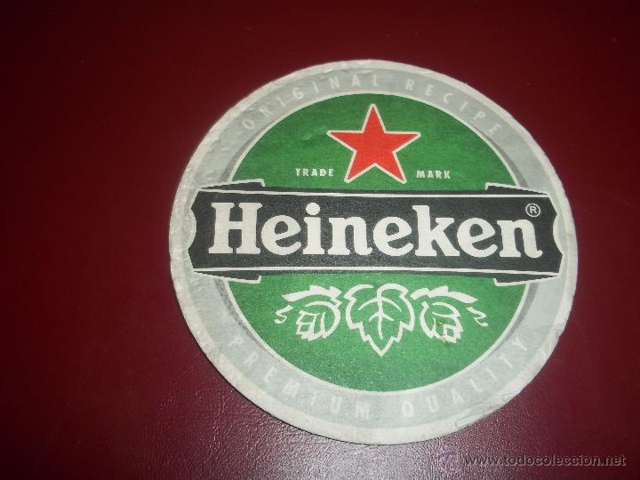 Coleccionismo de cervezas: POSAVASOS CERVEZA HEINEKEN TRASERA DIFERENTE