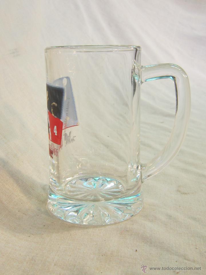 Coleccionismo de cervezas: JARRA DE CERVEZA EN CRISTAL HAFFERODER - Foto 3