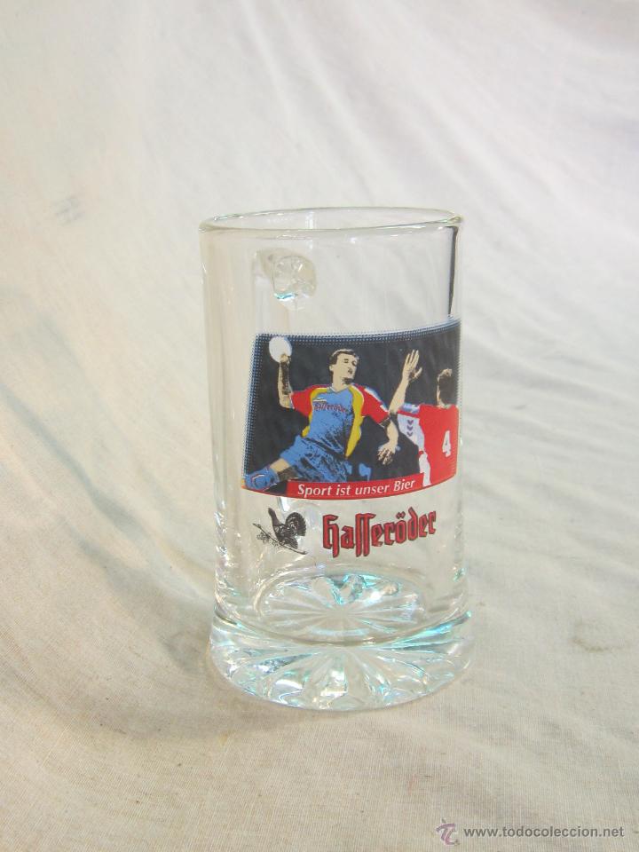 Coleccionismo de cervezas: JARRA DE CERVEZA EN CRISTAL HAFFERODER - Foto 5