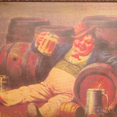 Coleccionismo de cervezas: CUADRO DECORATIVO PUBLICITARIO DE CERVEZA SAN MIGUEL. Lote 46124195