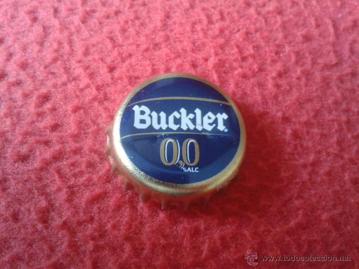 Colecionismo de cervejas: CHAPA TAPON DE CERVEZA BUCKLER 0,0 COLOR AZUL TENGO MAS CHAPAS. VEAN MIS LOTES