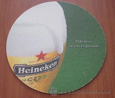 Coleccionismo de cervezas: POSAVASOS CERVEZA HEINEKEN