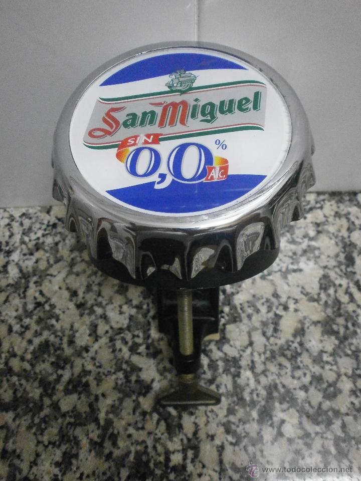 Coleccionismo de cervezas: ABRIDOR BARRA FORMA CERVEZA SAN MIGUEL, 0,0