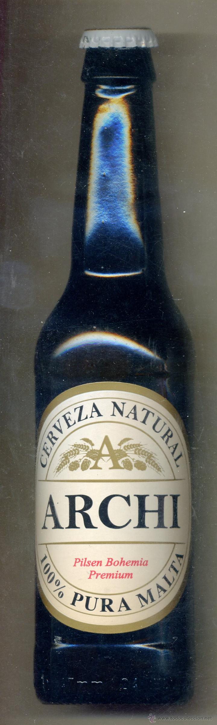 Sammeln von Brauereiartikeln: botella cerveza vacia - ARCHI / HUMANES DE MADRID - CON CHAPA - cad 2014 &oacute; 2015