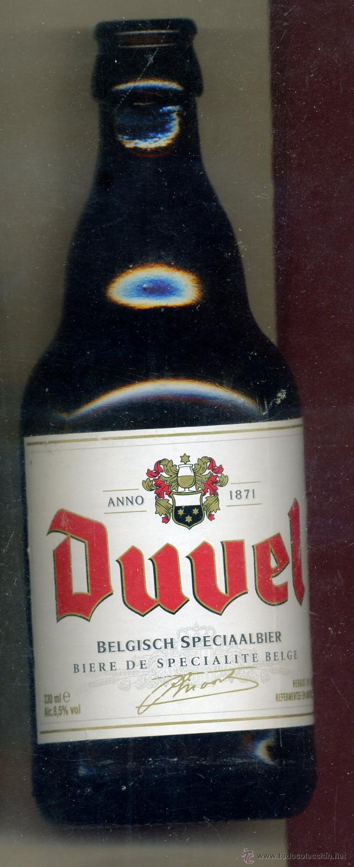 Coleccionismo de cervezas: BOTELLA CERVEZA VACIA / SIN CHAPA - DUVEL - CAD. 09.14