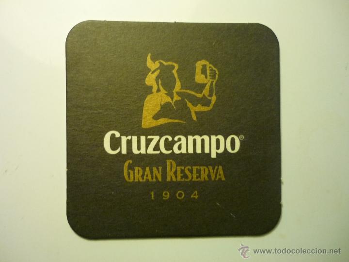 Coleccionismo de cervezas: posavasos carton duro cruzcampo -gran reserva