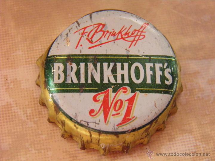 Coleccionismo de cervezas: TAP&Oacute;N CORONA BOTTLE CAP BEER BIRRA CHAPA CERVEZA BRINKHOFF'S.(1) ALEMANIA.--LOTE N.1480---CARMANJO