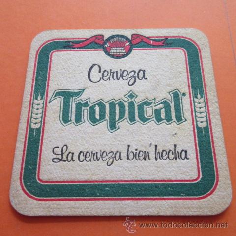 Coleccionismo de cervezas: POSAVASOS - CERVEZA TROPICAL - Foto 1