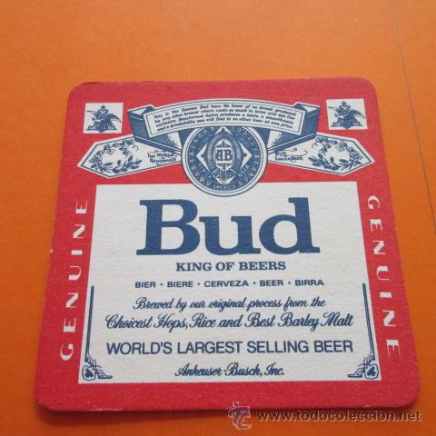 POSAVASOS - CERVEZA BUD