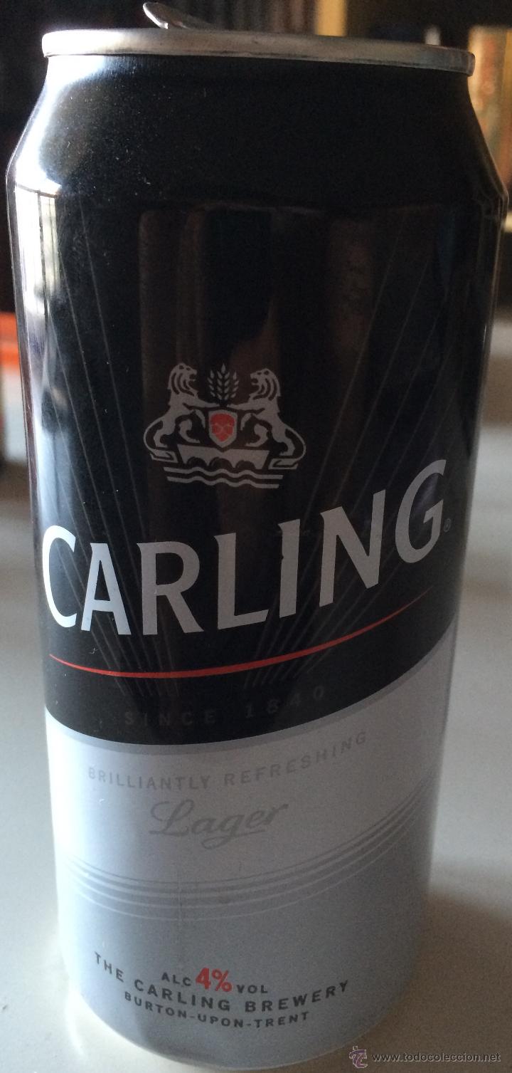 Collectable Beer: Lata de cerveza Carling, Inglaterra. 44 cl. Vac&iacute;a.