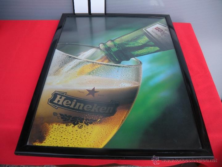 Coleccionismo de cervezas: CUADRO CERVEZA HEINEKEN