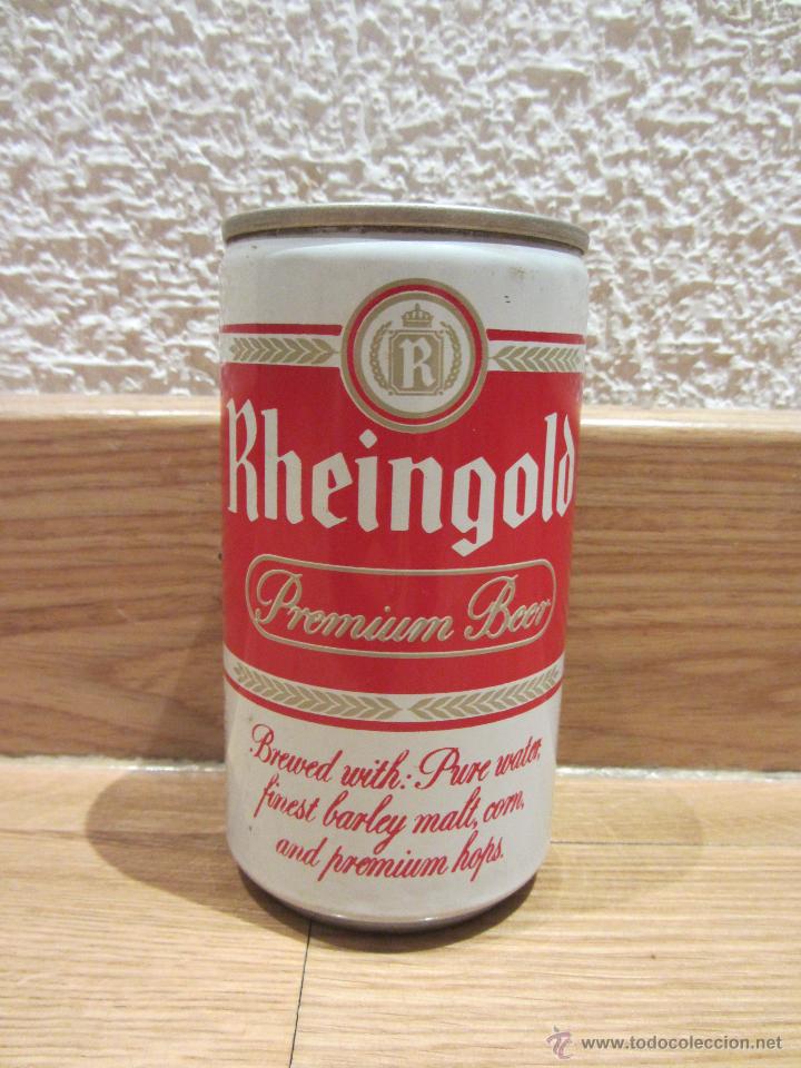 Colecionismo de cervejas: Lata Cerveza Americana Rheingold. Cleveland  . A&ntilde;os 80