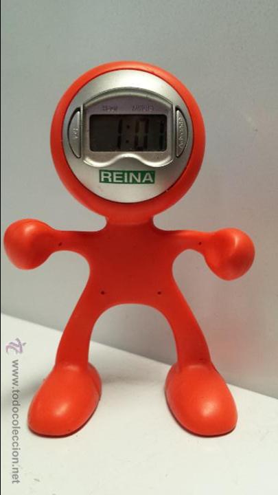 Colecionismo de cervejas: RELOJ PUBLICIDAD CERVEZA REINA - FUNCIONANDO - ENV&Iacute;O GRATIS A ESPA&Ntilde;A