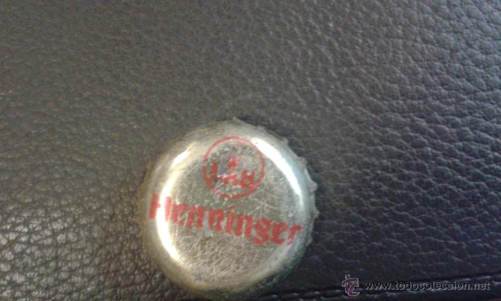 Coleccionismo de cervezas: Chapa o tapon de cerveza Henninger.
