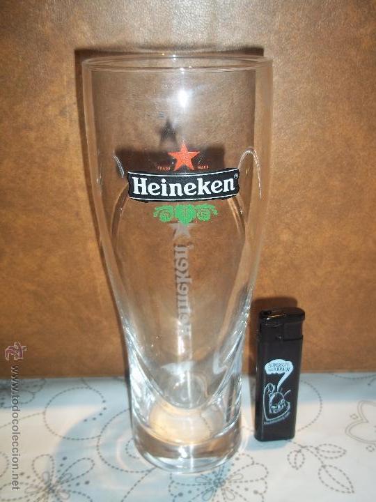 Coleccionismo de cervezas: GRAN VASO CERVEZA HEINEKEN IMPECABLE ESTADO ESPECIAL COLECCIONISTAS