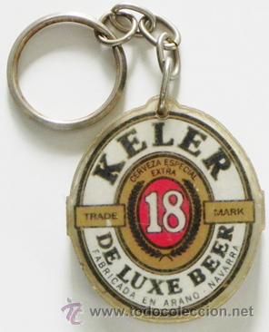 Coleccionismo de cervezas: LLAVERO DE CERVEZA KELER 18 - PUBLICIDAD - LOGOTIPO - LOGO - M&Aacute;S LLAVEROS DE CERVEZAS EN VENTA