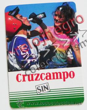Coleccionismo de cervezas: CALENDARIO DE BOLSILLO CERVEZA CRUZCAMPO SIN - A&Ntilde;O 1985 PUBLICIDAD D CERVEZAS -M&Aacute;S CALENDARIOS VENTA