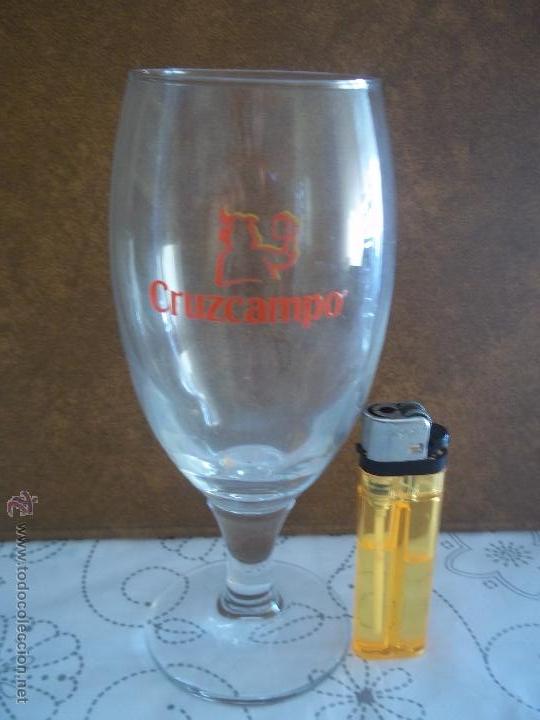 Coleccionismo de cervezas: ANTIGUA COPA PEQUE&Ntilde;A  CERVEZA CRUZCAMPO  IMPECABLE ESTADO ESPECIAL COLECCIONISTAS