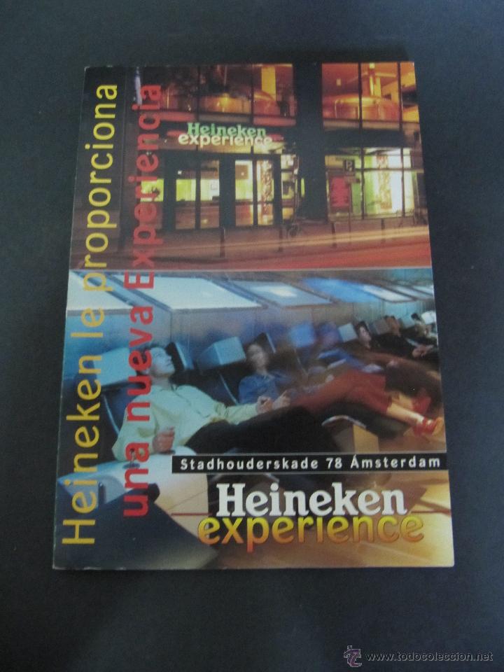 Coleccionismo de cervezas: HEINEKEN EXPERIENCIE. STADHOUDERSKADE 78. AMSTERDAM. 28 PÁGINAS. PUBLICIDAD DE LA FABRICA. - Foto 1 - 51788295