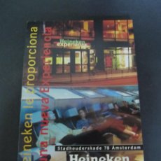 Coleccionismo de cervezas: HEINEKEN EXPERIENCIE. STADHOUDERSKADE 78. AMSTERDAM. 28 PÁGINAS. PUBLICIDAD DE LA FABRICA.