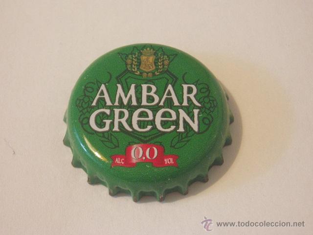 Coleccionismo de cervezas: CHAPA CERVEZA AMBAR GREEN 0,0 FACTORIA U