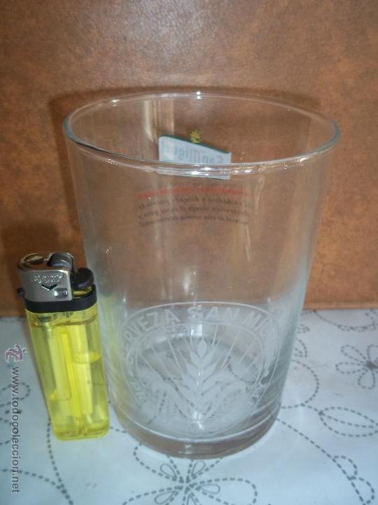 Coleccionismo de cervezas: GRAN VASO CERVEZA SAN MIGUEL IMPECABLE ESTADO MIRAR MI OTRA CRISTALERIA