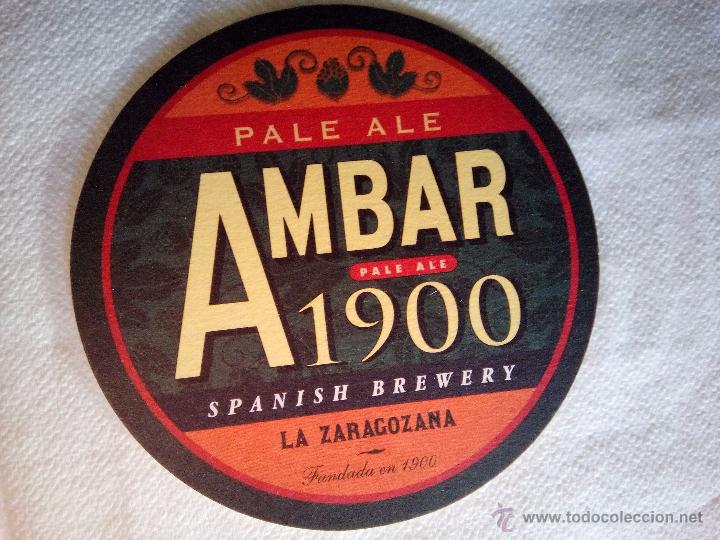 Coleccionismo de cervezas: POSAVASOS CERVEZA AMBAR
