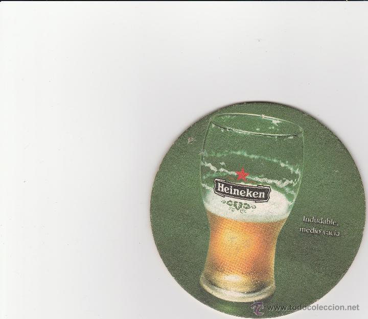Coleccionismo de cervezas: POSAVASO CERVEZA HEINEKEN