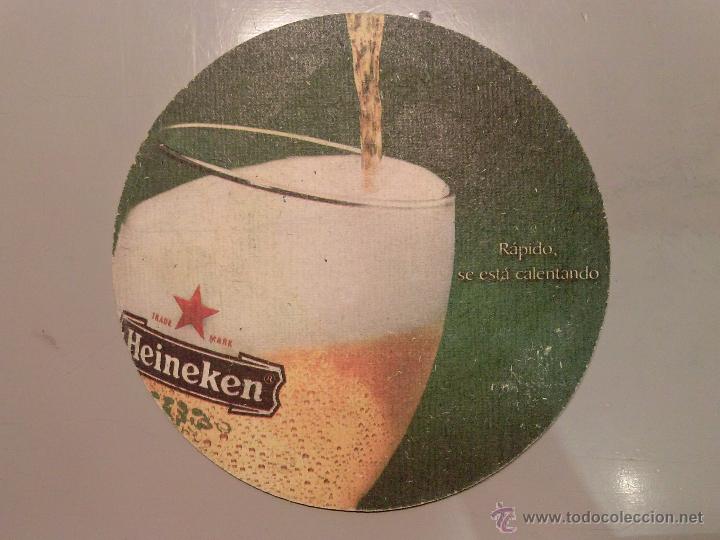 Coleccionismo de cervezas: POSAVASOS CERVEZA HEINEKEN