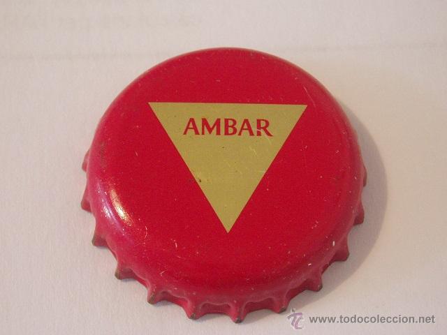 Coleccionismo de cervezas: CHAPA CERVEZA AMBAR, FACTORIA U