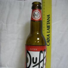 Collezionismo di birre: DUFF BEER EXTRA *** BOTELLA CERVEZA VACÍA *** ALEMANIA *** ALTURA 24 CMS