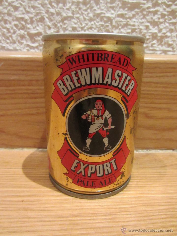 Colecionismo de cervejas: Lata Cerveza Whitbread BrewMaster Export . Inglaterra.Bote cerveza .