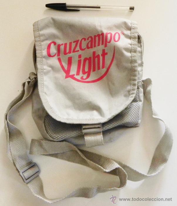 Coleccionismo de cervezas: BOLSO CRUZCAMPO LIGHT - PEQUE&Ntilde;O - DE TELA - PUBLICIDAD DE CERVEZA - BOLSITO BOLSA - MODA